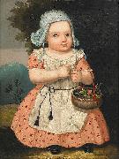 Carl Johan Sjostrand Portrait of the artist daughter Spain oil painting artist